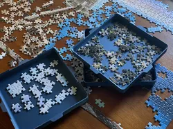 Stackable Jigsaw Puzzle Sorting Trays