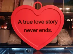 A True Love Story Never Ends” – Timeless Heart Tag