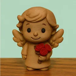 Angel With Rose