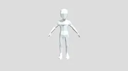 Base Mesh Low Poly Character