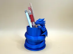 Fișiere pentru imprimante 3D | Fișier 3MF | Dragon pen holder