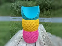 Fișiere pentru imprimante 3D | Fișier 3MF | Mesh Bowls (Open and Closed)