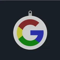 Google Logo Keychain