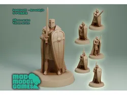 Knight - Sword - 6 Poses