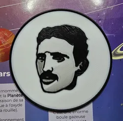 Nikola Tesla beer/drink coaster