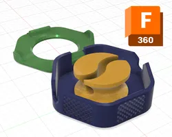 Portable Cable Organizer / Winder (Fusion360)