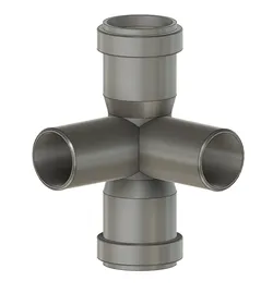 PVC 32mm pipe connectors for FPV gates