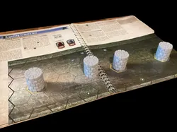 Round Stone Pillar for Gloomhaven JOTL