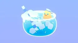 Rubber Duck in a Drink