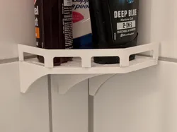 Shower gel & shampoo corner shelf