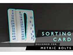 Sorting Card | Metric Bolt