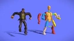1999 TOYBIZ PETER PARKER FIGURE - 3D SCAN