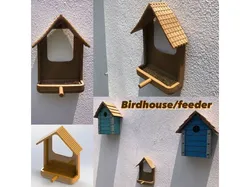 Bird feeder & house