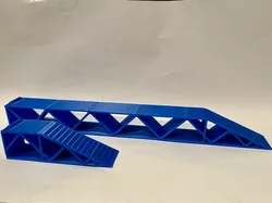 Car Ramps Kit Card and single parts - 1:24 scale garage diorama accessories