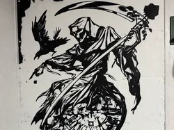 cartel masivo de la Parca, póster de 30x35.3 pulgadas - Modelo de impresión 3D gratuito