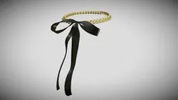 Chain with Ribbon Bow