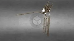 Chinese hairpin-4K-BakeMaterialTest