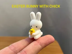 Creality Cloud | Easter Bunny with Chick | ملفات الطابعة ثلاثية الأبعاد
