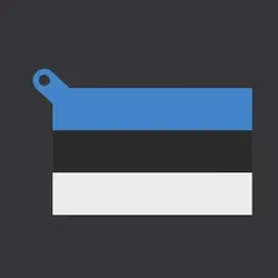 Fișiere pentru imprimante 3D | Fișier 3MF | EE - Estonia Flag keychain