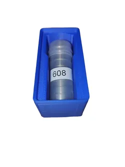 Gridfinity 608 bearing sleeve holder stackable