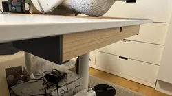 IKEA Elloven drawer slider to mount under table.