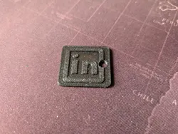 LinkedIn Keychain with NFC