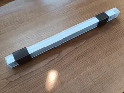 Magnet holder for battery powered pir led lamp