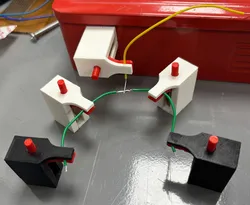 Magnetic helping hands for soldering