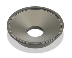 Optical filter mount for wide angle lens