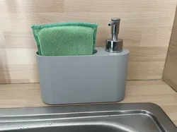 Porte éponge / Distributeur Liquide vaisselle