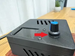 Rotary ecoder knob collar