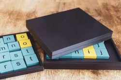 Stack-N-Store Letter Tile Tray with Lid – Support-Free