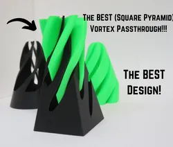 The BEST (Square Pyramid) Impossible Vortex Passthrough