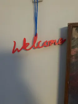 welcome sign