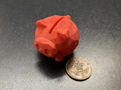 Worlds Smallest Piggy Bank UK 2p Coin Version