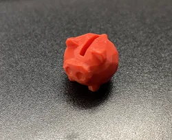 Worlds Smallest Piggy Bank UK 50p Coin Version