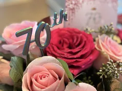 70th Birthday decoration