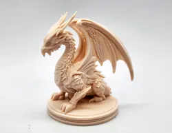 Dragon on Pedestal Figure