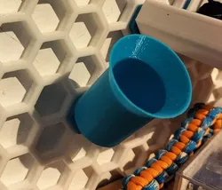 Flaslight holder for Honeycomb storage wall