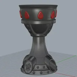 Free Game Props STL Download - Chalice Dice Towerby Damnation Dragon