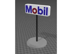 Gas station sign