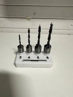 Gridfinity Countersink Drill Bit Holder