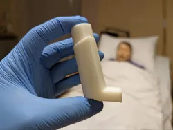 Inhaler prop for healthcare simulation