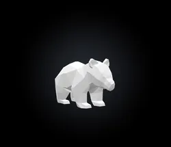 Low-Poly Bear