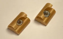 M3nEs alternative SPRING LEAF NUTS (M3,M4) used on PRUSA printers