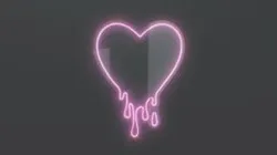 Melting Heart - Neon Sign