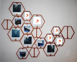 Modular wall photo album