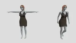 Pretty lady wearing undergarnment
