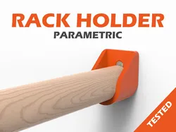 RACK HOLDER - POLE HOLDER (Parametric)