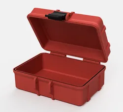 Rugged Box (Parametric) Single Latch Two Hinges